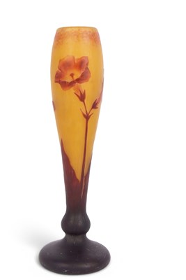 Lot 6 - Daum Nancy: Art Nouveau Cameo Glass Vase the...