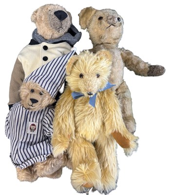 Lot 294 - A mixed lot of vintage teddy bears