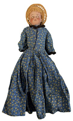 Lot 216 - An Armand Marseille bisque head doll with...