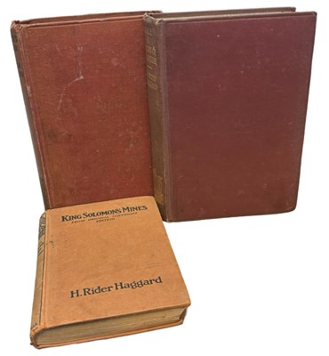 Lot 327 - H RIDER HAGGARD: 3 Titles: KING SOLOMON'S...
