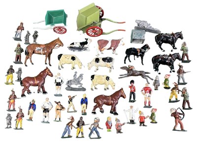Lot 119 - A collection of various die-cast figures and...