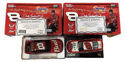 Lot 92 - A pair of boxed 1:24 scale NASCAR models, 2002...