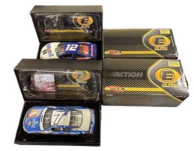 Lot 81 - A pair of boxed Elite collectables cars, to...