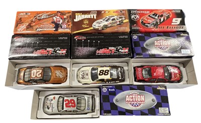Lot 89 - Four boxed 1:24 scale NASCAR models