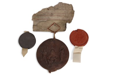 Lot 103 - George II Wax " Great Seal of the Realm"...