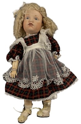 Lot 249 - A bisque head Kammer and Reinhardt doll with...