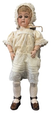 Lot 242 - A Floradora bisque head doll with lashed...