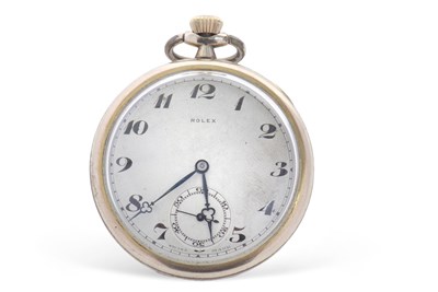 Lot 248 - A Rolex gold plated open face pocket watch,...