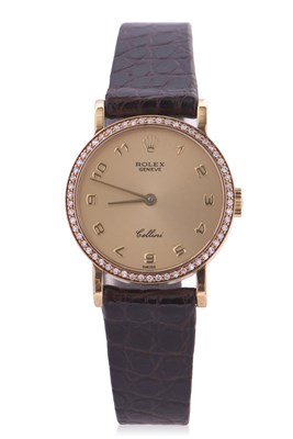 Lot 255 - A lady's Rolex Cellini wristwatch, manually...