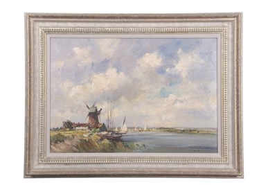 Lot 423 - Ivan Taylor (b.1946), "River Thurne, Norfolk",...