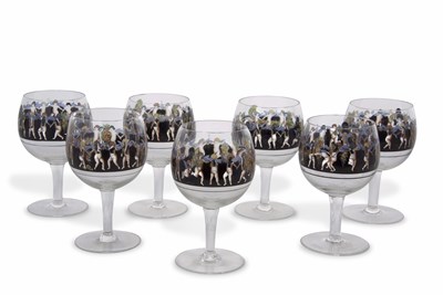 Lot 8 - Group of Seven Vetri D'Arte Fontana (Vedar)...