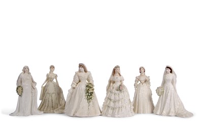 Lot 33 - Group of six Coalport figures for Compton &...