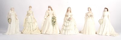 Lot 33 - Group of six Coalport figures for Compton &...