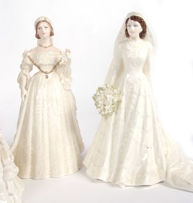 Lot 33 - Group of six Coalport figures for Compton &...