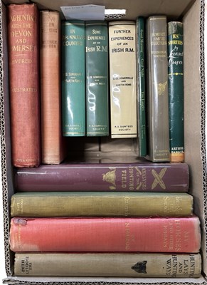 Lot 847 - ONE BOX: Hunting and horses