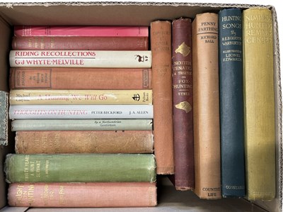 Lot 848 - ONE BOX: Hunting and country life interest