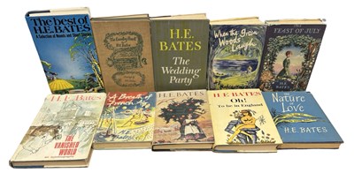 Lot 340 - H E BATES: 10 Titles: THE VANISHED WORLD,...