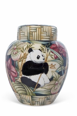 Lot 50 - A Moorcroft ginger jar and cover in the Giant...