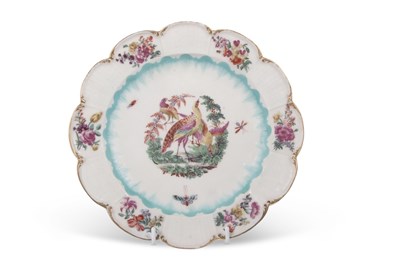 Lot 54 - A Chelsea Gold Anchor plate, the centre...