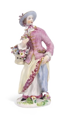 Lot 62 - An 18th Century Bow porcelain figure of a...