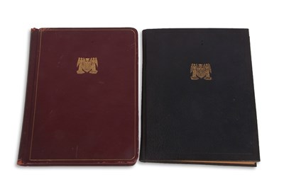 Lot 105 - Two autograph books from the Sheriff of...