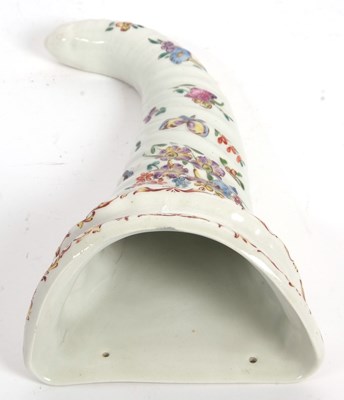Lot 76 - A rare Worcester spirally moulded polychrome...