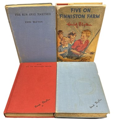 Lot 204 - ENID BLYTON: 4 Titles: FIVE GO TO MYSTERY MOOR,...