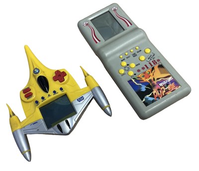 Lot 340a - A pair of retro handheld electronic games, to...