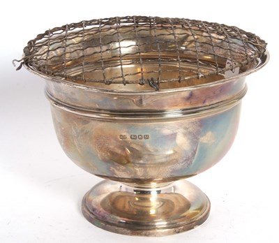 Lot 50 - Mixed Lot: George VI silver pedestal bowl of...