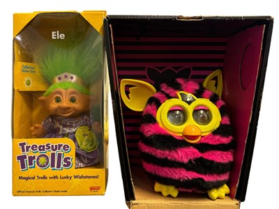 Lot 202 - A boxed Furby Boom toy, together with a boxed...