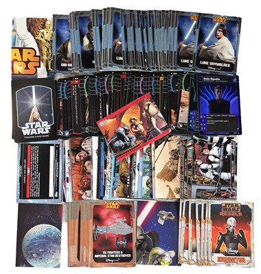 Lot 94 - A mixed lot of various Star Wars trading cards,...