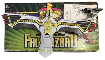 Lot 204 - A boxed power Rangers Falconzord playset...