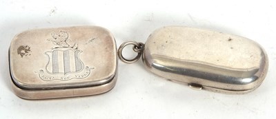 Lot 101 - Mixed Lot:  Victorian silver vester case of...