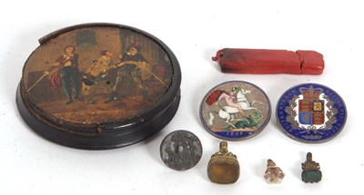 Lot 144 - Mixed Lot: A 19th Century papier mache...