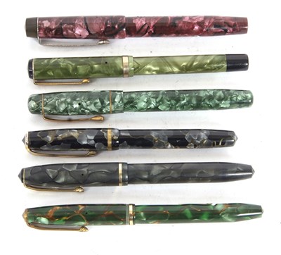 Lot 149 - A group of seven early 20th Century fountain...