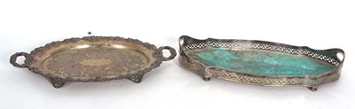 Lot 209 - Mixed Lot:  An Old Sheffield twin handled tray...