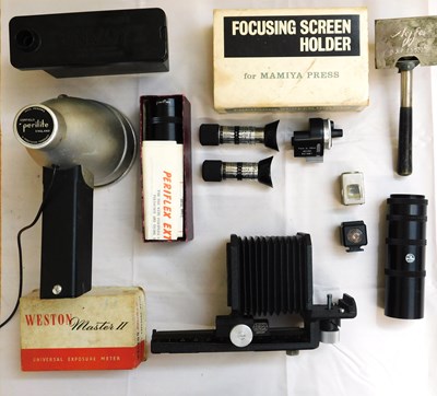 Lot 101 - A mixed lot of camera accessories: to include...