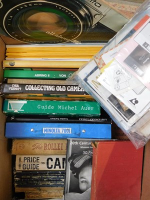 Lot 106 - A quantity of books on camera's and...