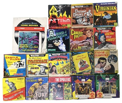 Lot 61 - A collection of various 8mm film reels in...