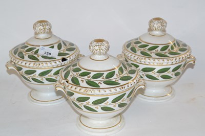 Lot 375 - Group of three 19th Century Bloor Derby...