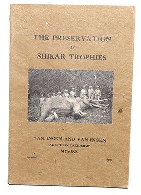 Lot 82 - Taxidermy Ephemera: Van Ingen and Van Ingen of...