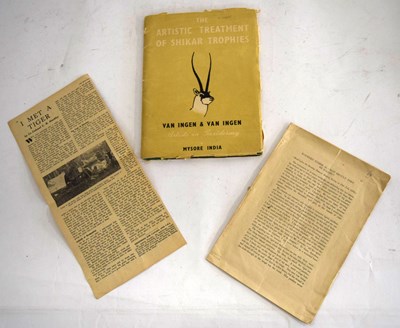 Lot 84 - Taxidermy Ephemera: Very Scarce, 1955, Van...