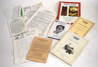 Lot 81 - Taxidermy Ephemera: Quantity of 20th century...