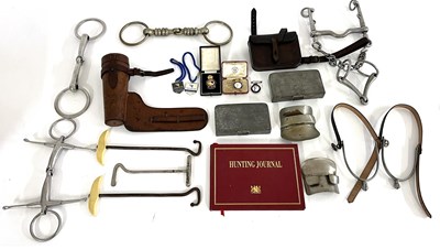 Lot 64 - Quantity box lot of assorted hunting / equine...