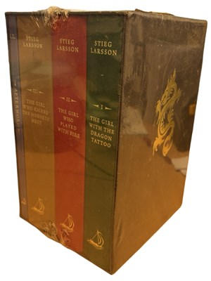 Lot 162 - STIEG LARSSON: THE MILLENIUM TRILOGY boxed set...