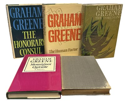 Lot 322 - GRAHAM GREENE: 5 Titles: THE HONORARY CONSUL,...