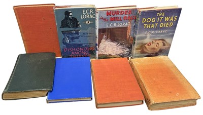 Lot 134 - E C R LORAC: 8 Titles: BLACK BEADLE, London,...
