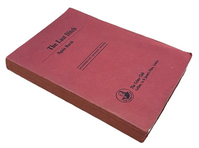 Lot 129 - NGAIO MARSH: THE LAST DITCH, London, The Crime...