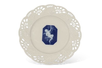 Lot 18 - 19th century Minton plate, the centre with a...