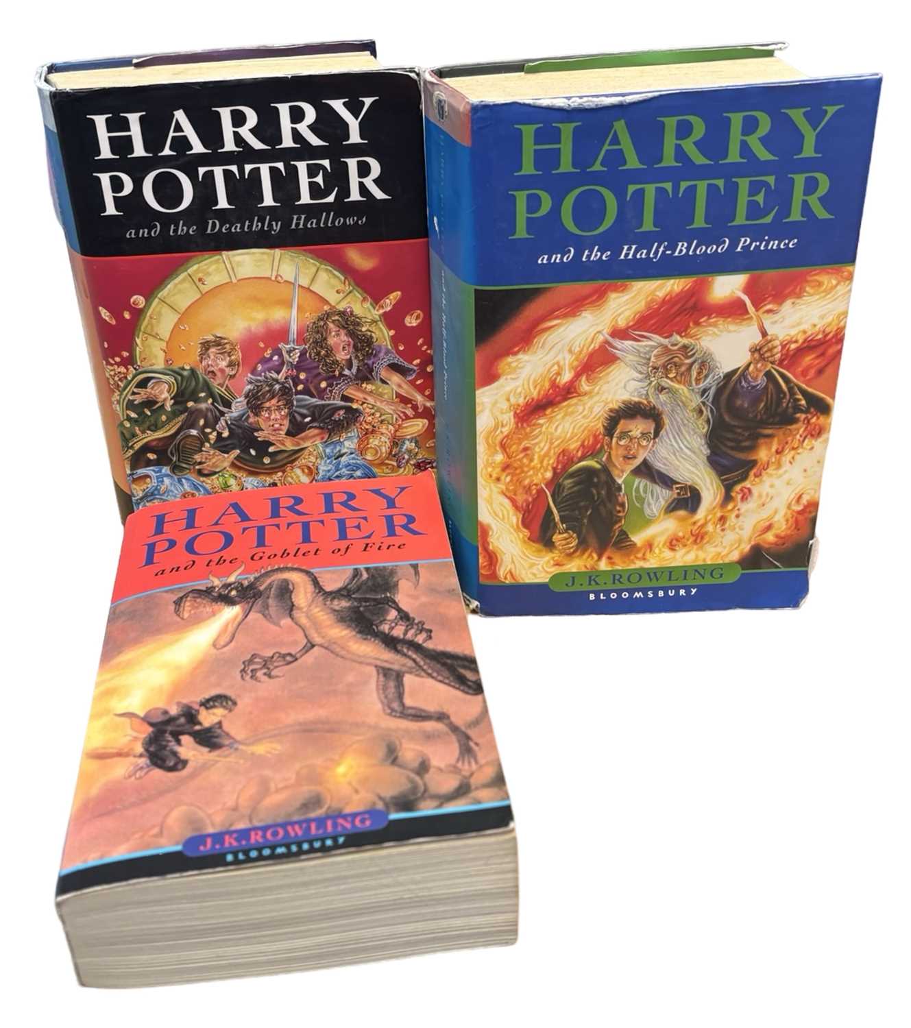 Lot 47 - J K ROWLING: 3 Titles: HARRY POTTER AND THE...